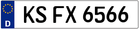 Truck License Plate